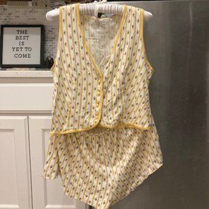 Vintage Victoria's Secret Shorty PJs Size M
